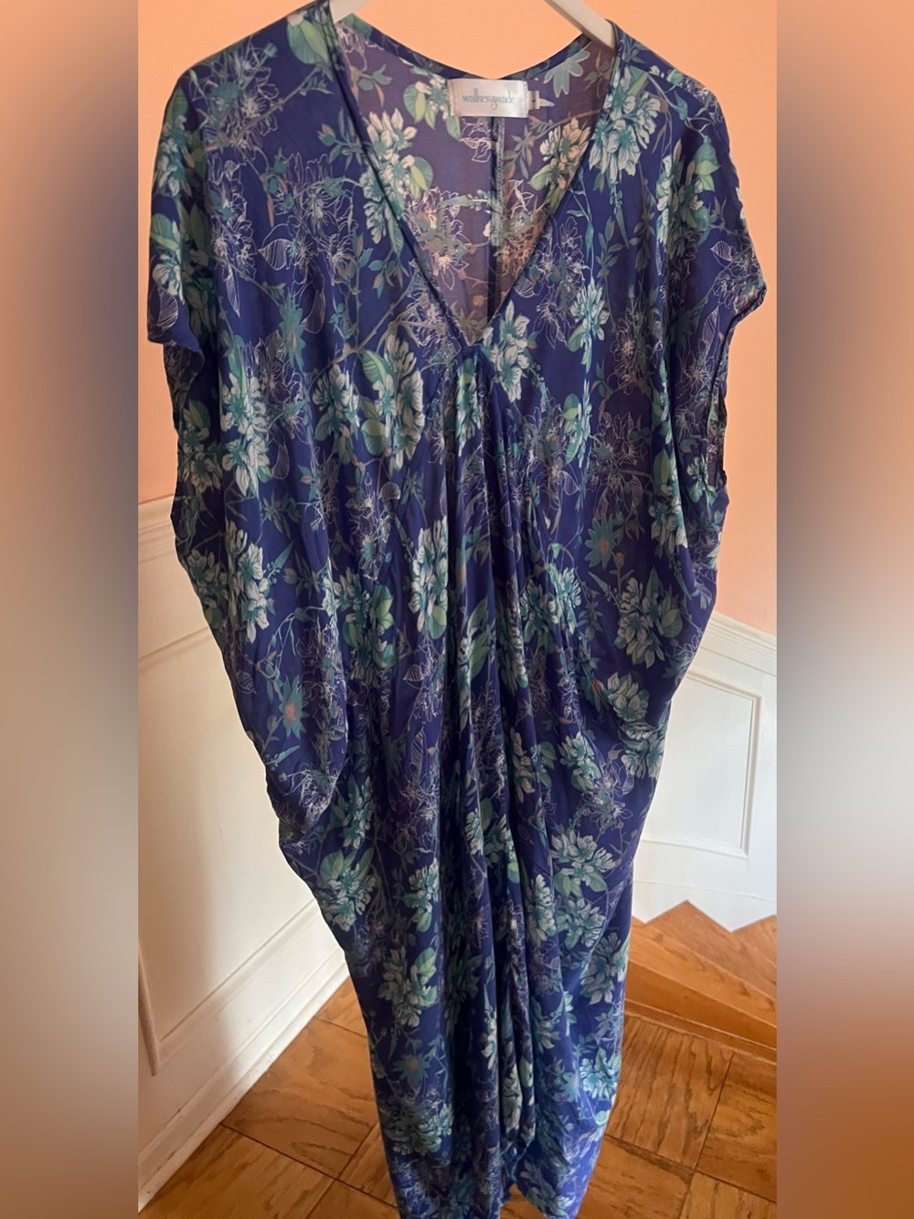 Walker & wade Saachi maxi kaftan dress Anthropologie marie france van damme co L
